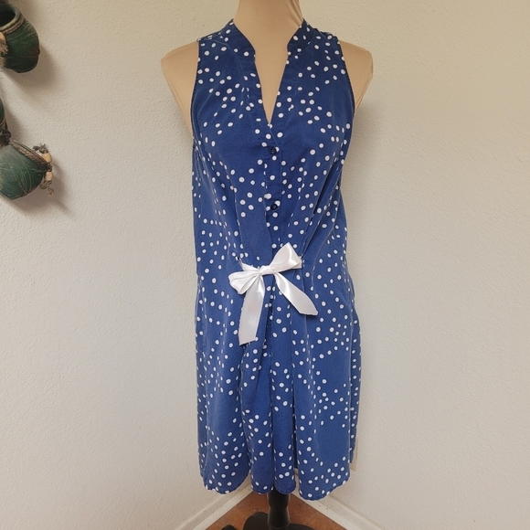 Anthropologie Dresses & Skirts - Anthro Porridge Polka Dot Dress With Front Tie